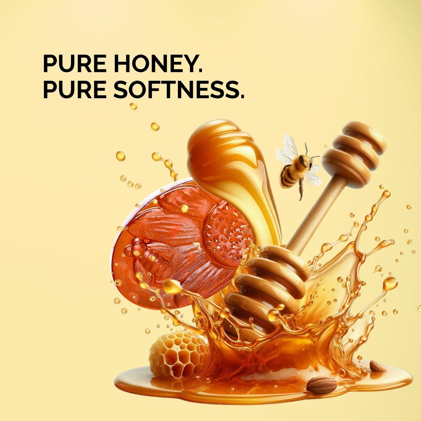 Abeers Handmade Honey Soap (100g)
