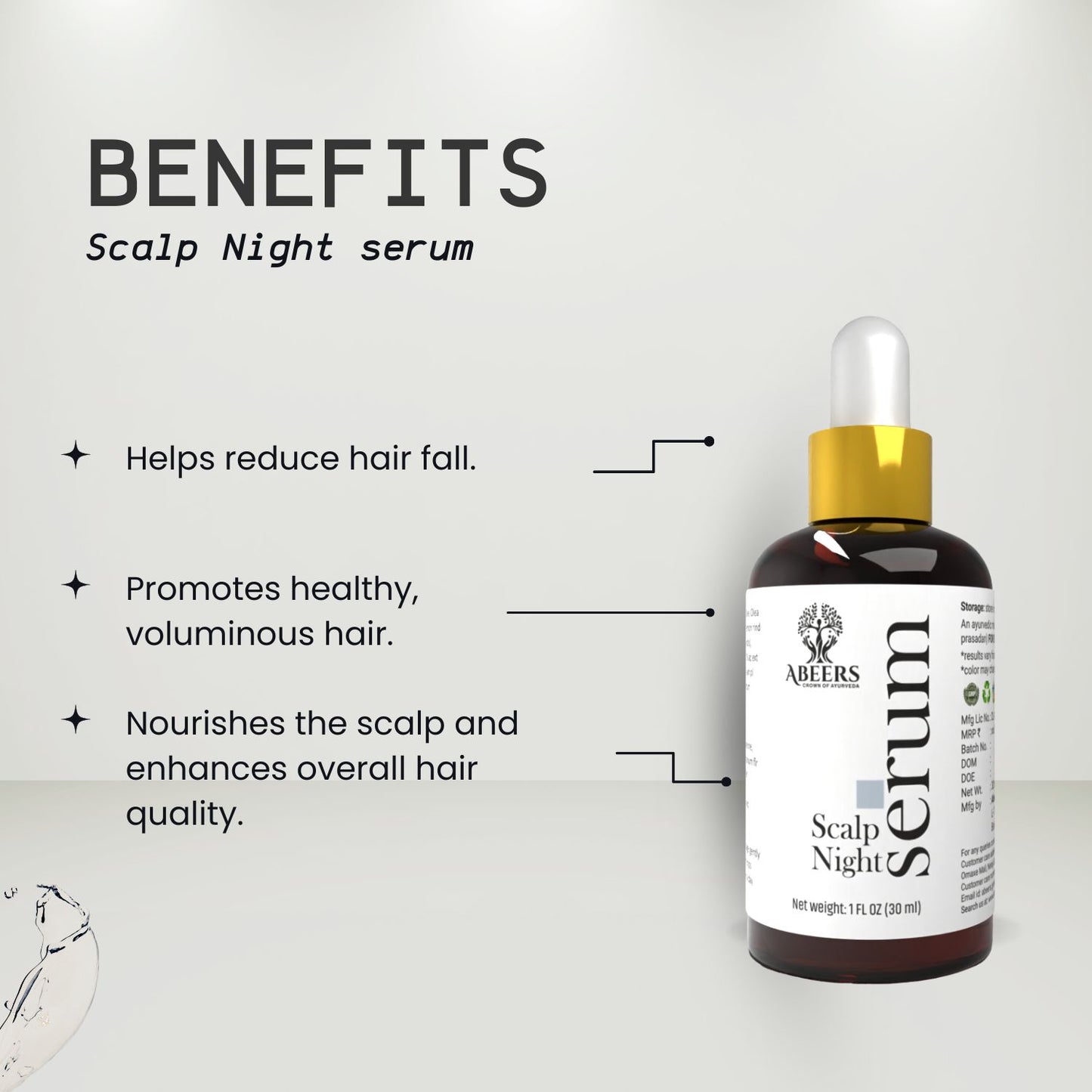 Abeers Scalp Night Serum (30ml)