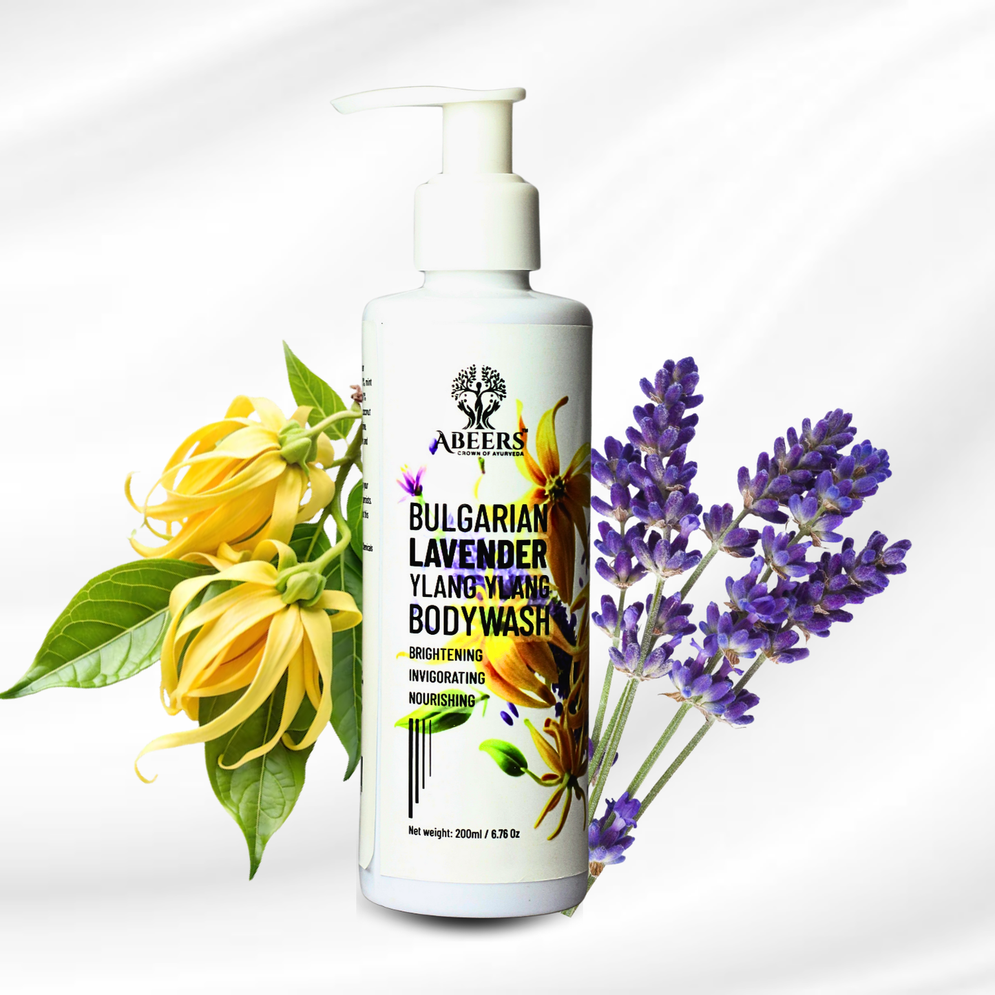 Abeers Bulgarian Lavender & Ylang Ylang Body Wash (200ml)
