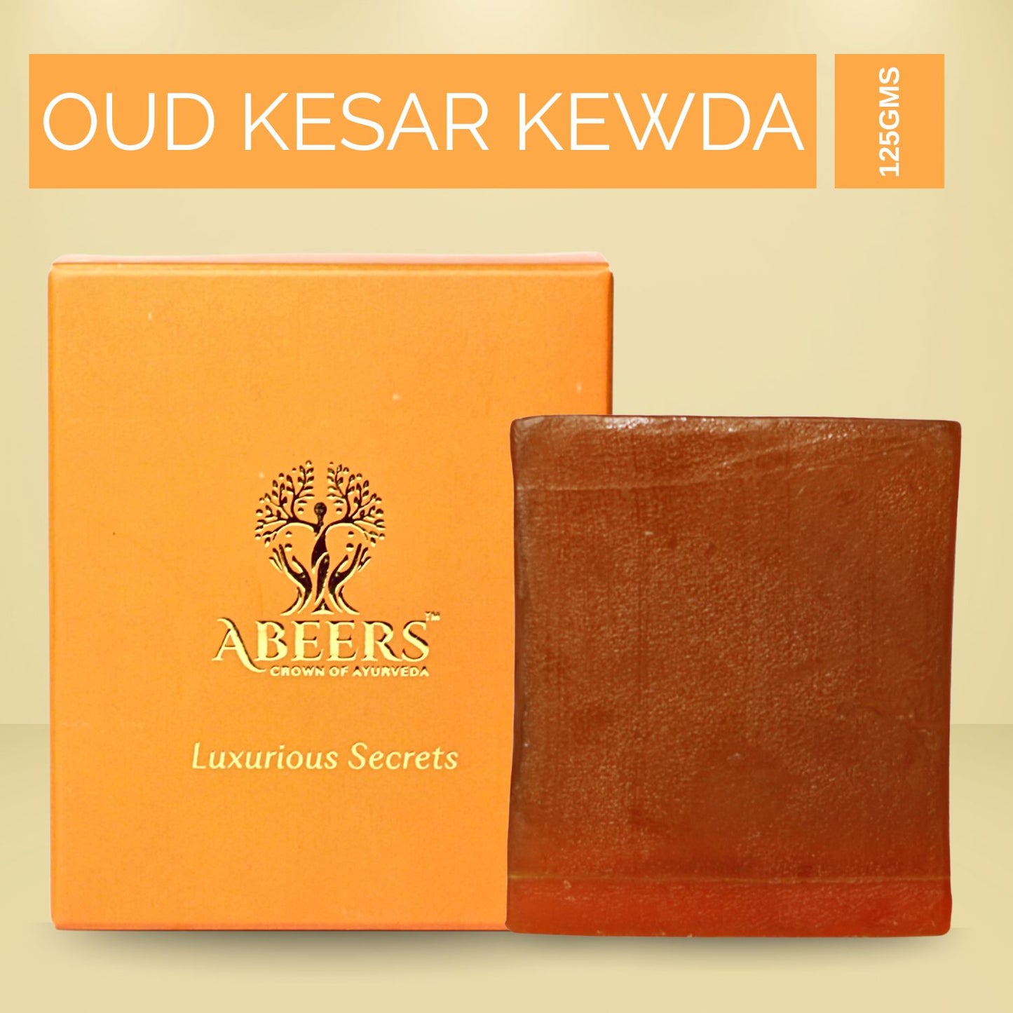 Abeers Oud Kesar Kewda Handmade Soap (125g)