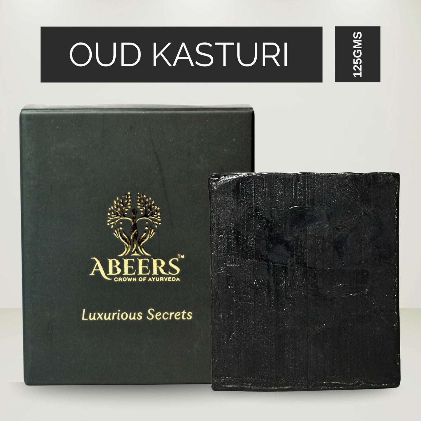 Abeers Oud Kasturi Handmade Soap (125g)