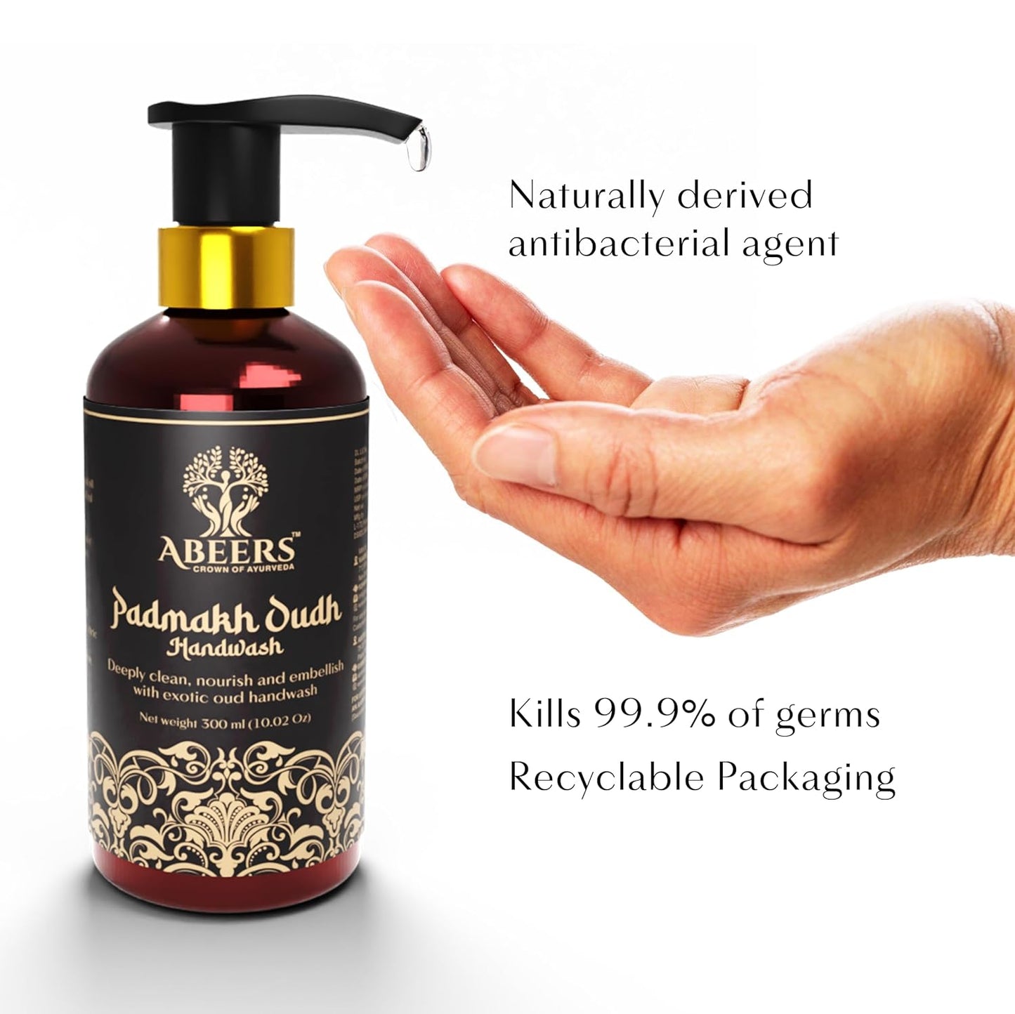 Abeers Padmakh Oud Handwash (300ml)