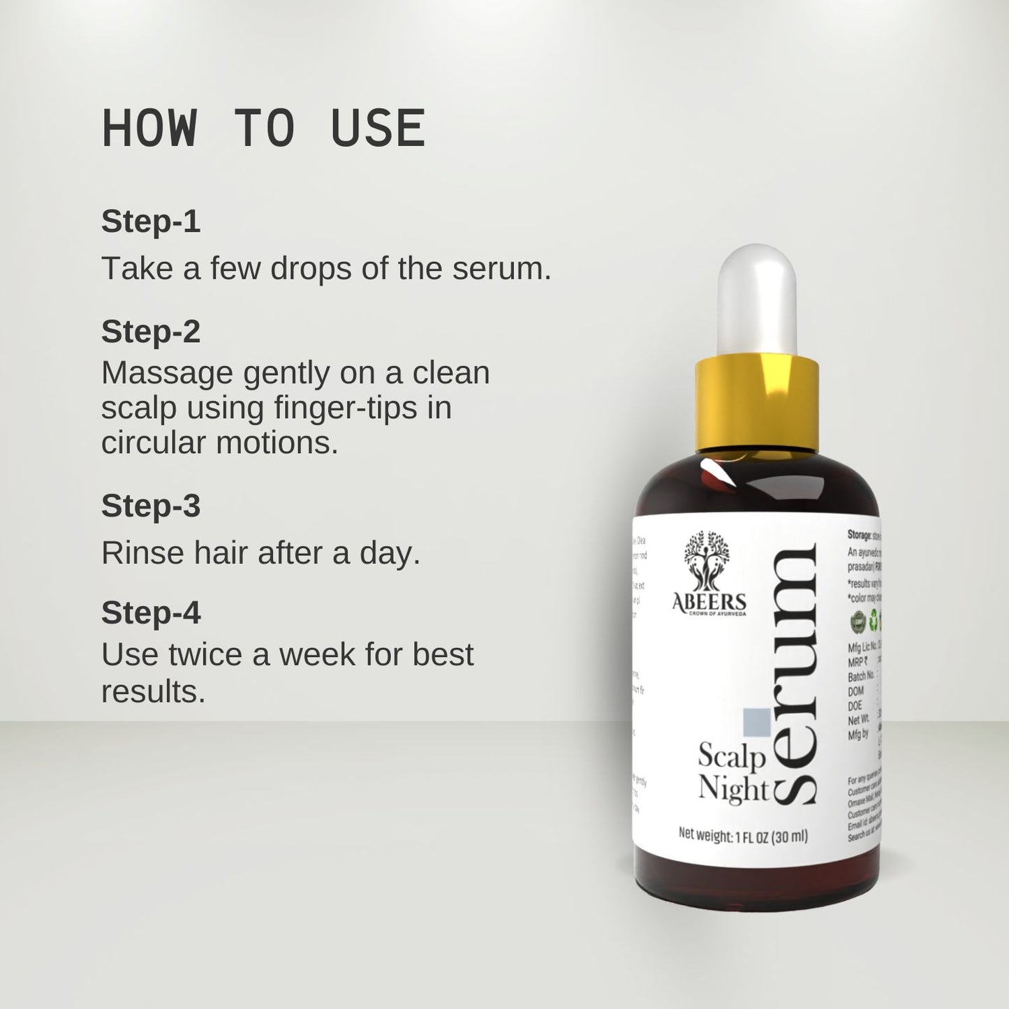 Abeers Scalp Night Serum (30ml)