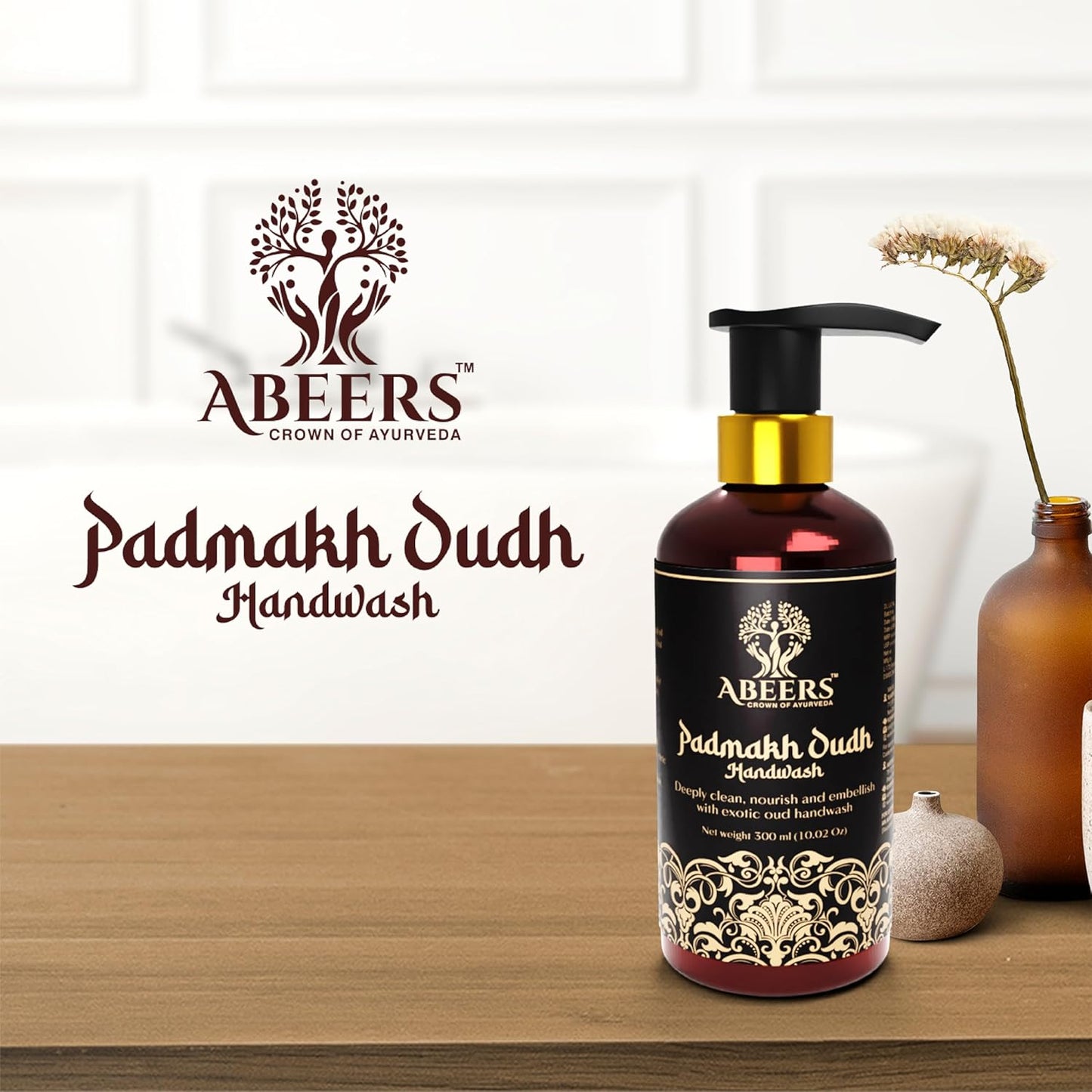Abeers Padmakh Oud Handwash (300ml)