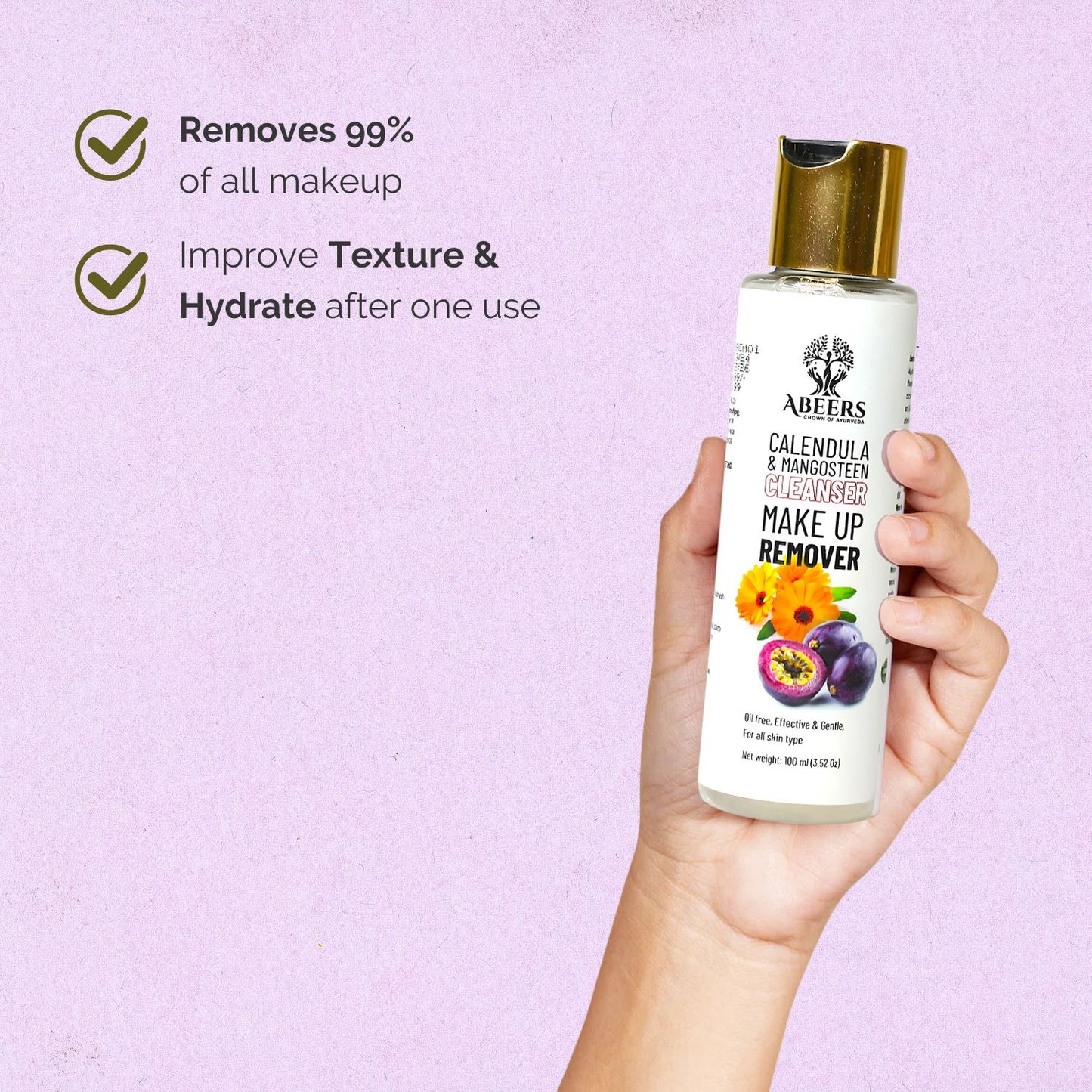 Abeers Calendula & Mangosteen Makeup Remover (100ml)