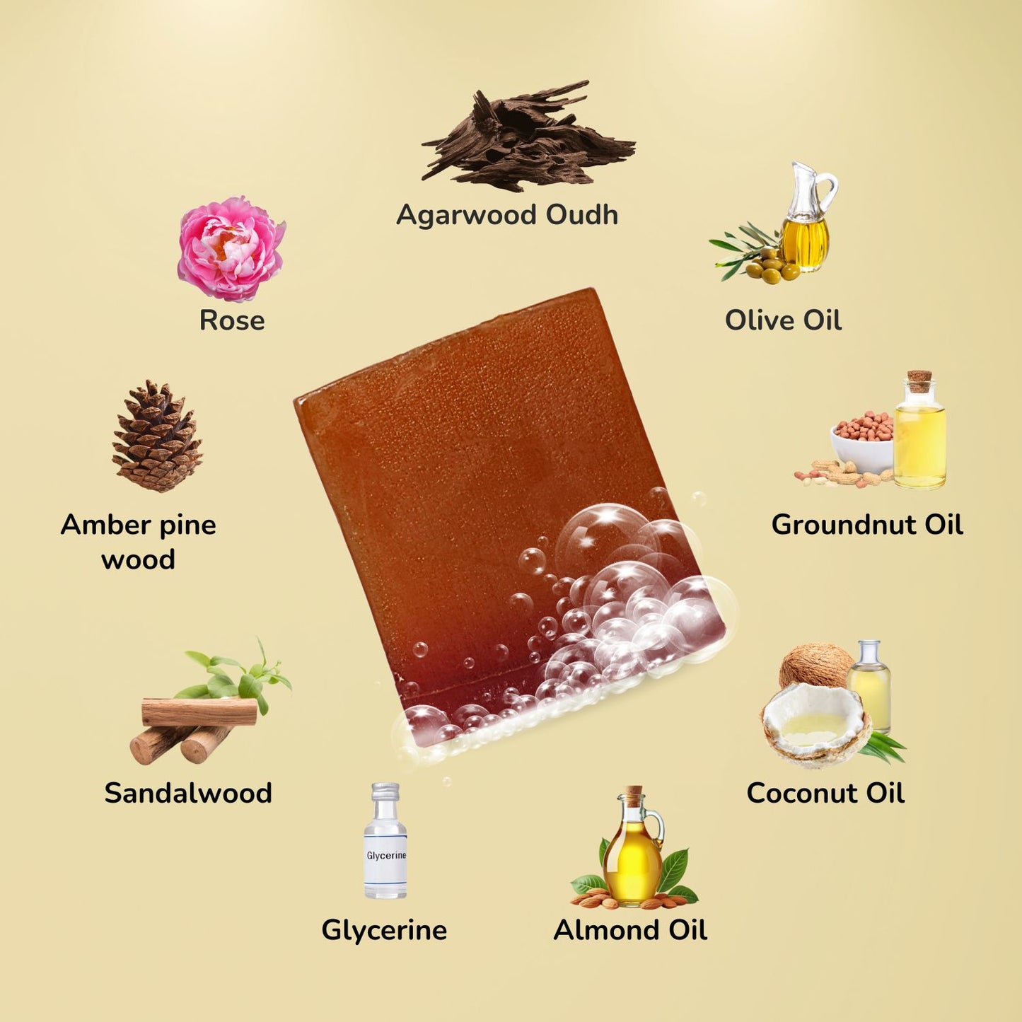 Abeers Oud Ameer Handmade Soap (125g)