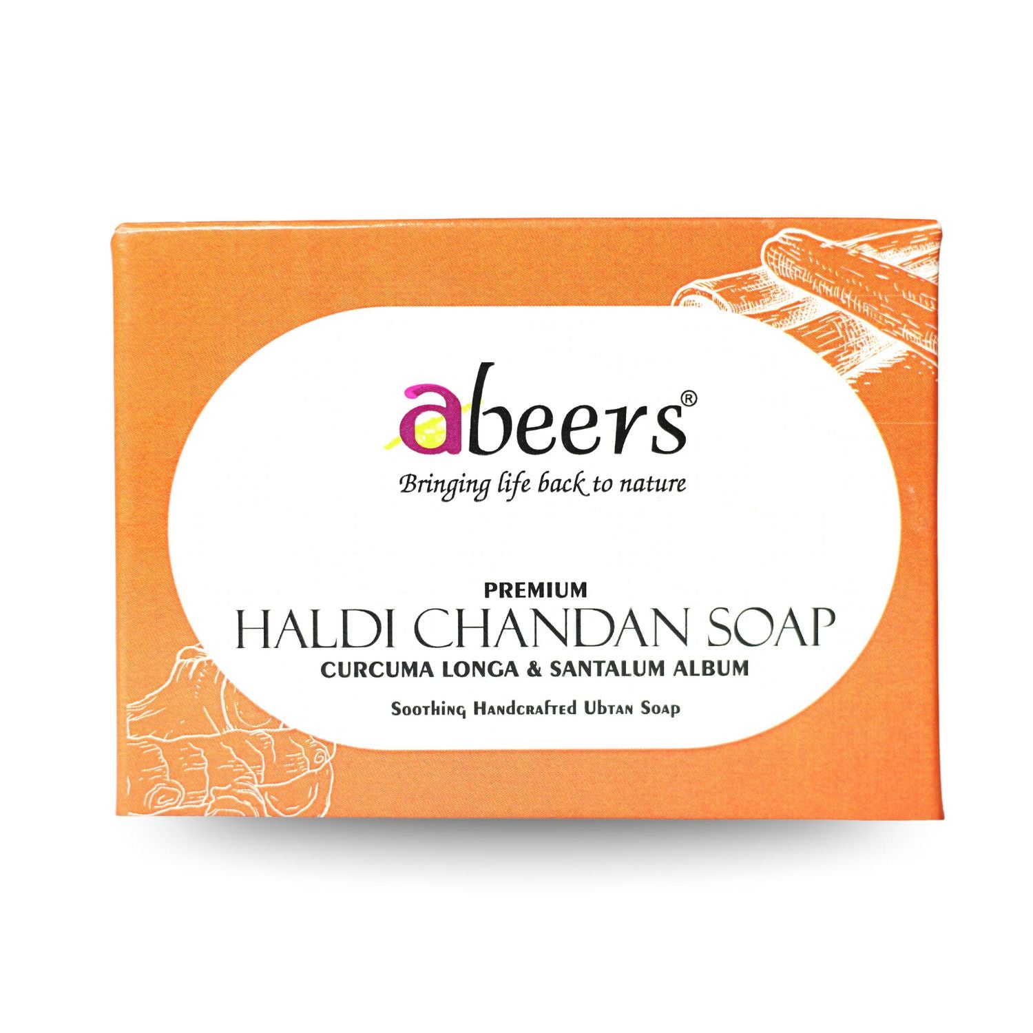 Abeers Handmade Haldi Chandan Soap (100g)