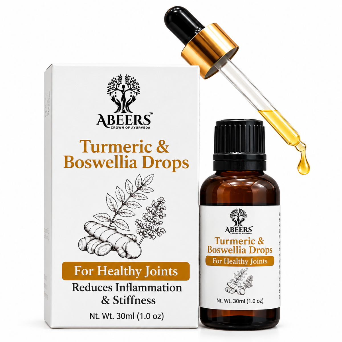 Abeers Turmeric & Boswellia (Shallaki) Drops