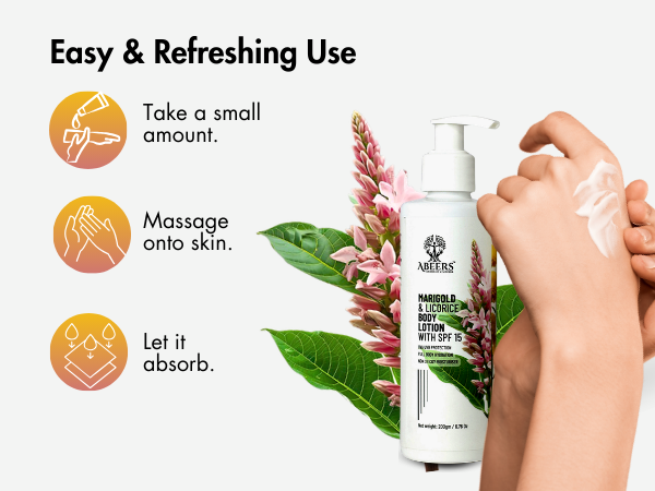 Marigold & Licorice Body Lotion SPF 15