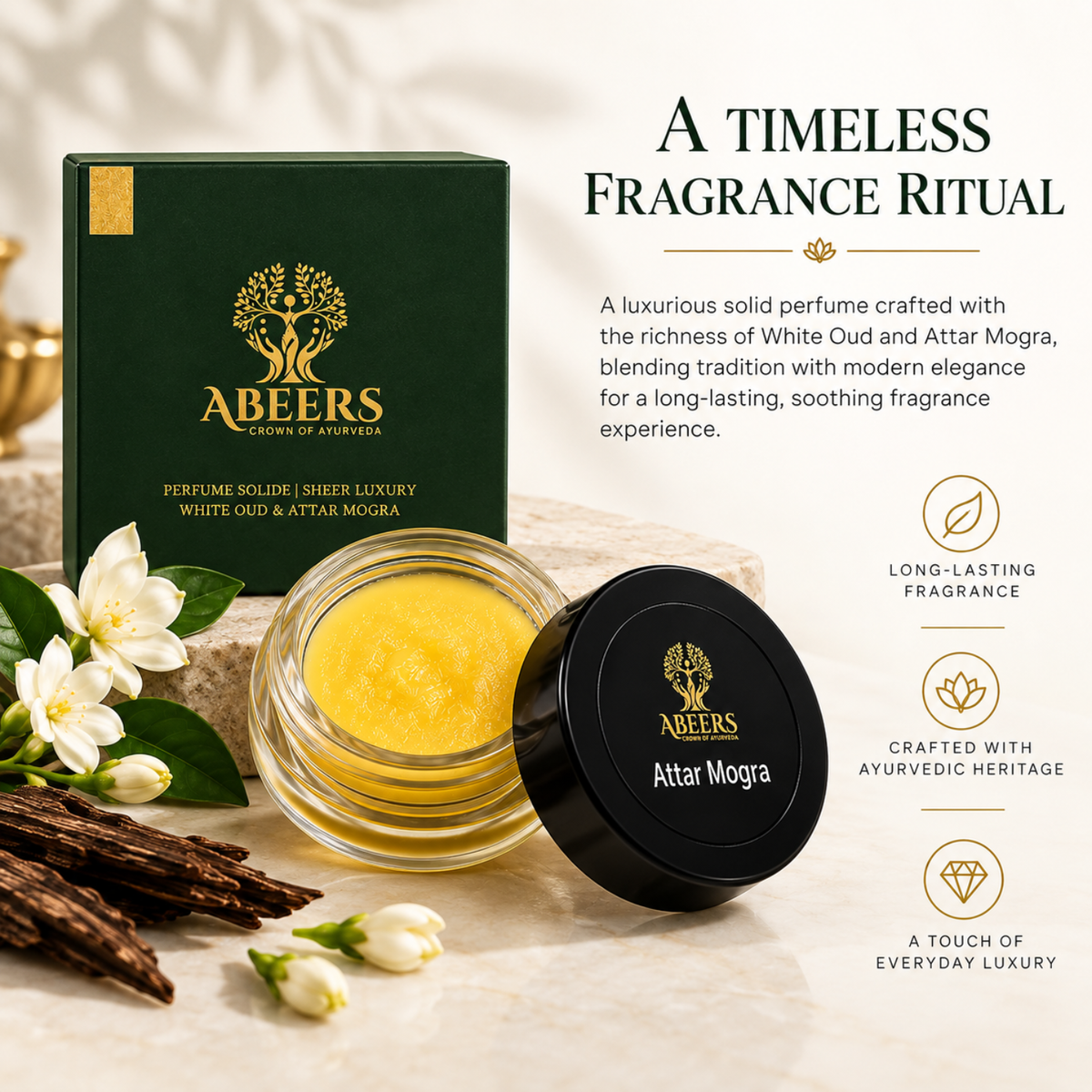 Solide Duo – White Oud & Attar Mogra