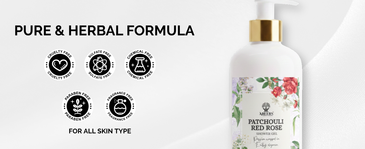 Patchouli Red Rose Shower Gel 300ml