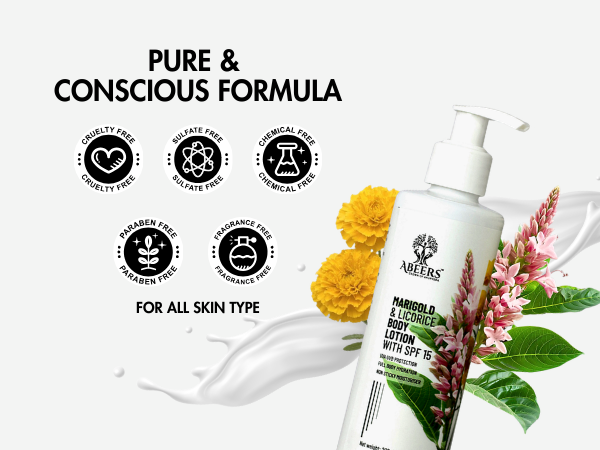 Marigold & Licorice Body Lotion SPF 15