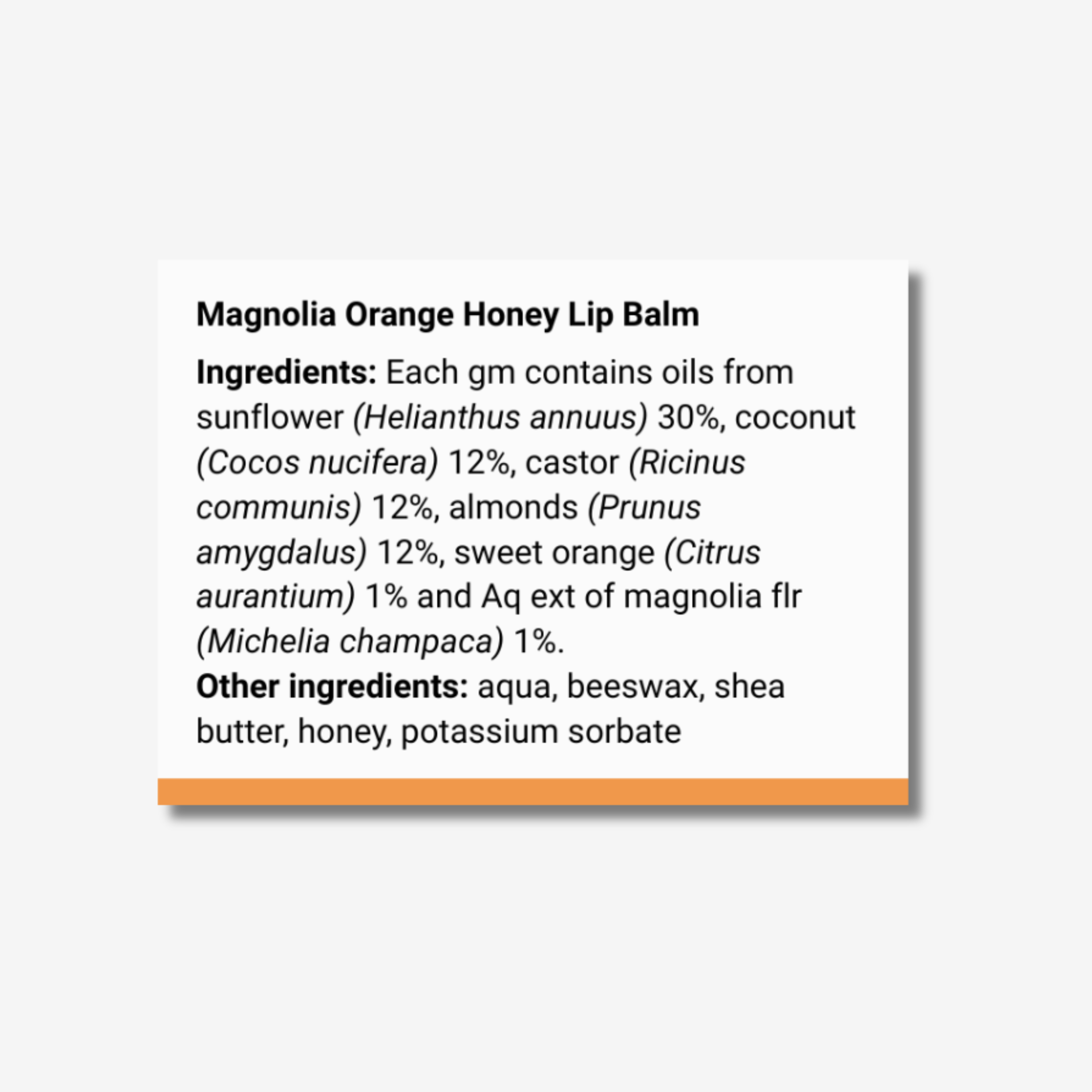 Golden Magnolia Lip Balm