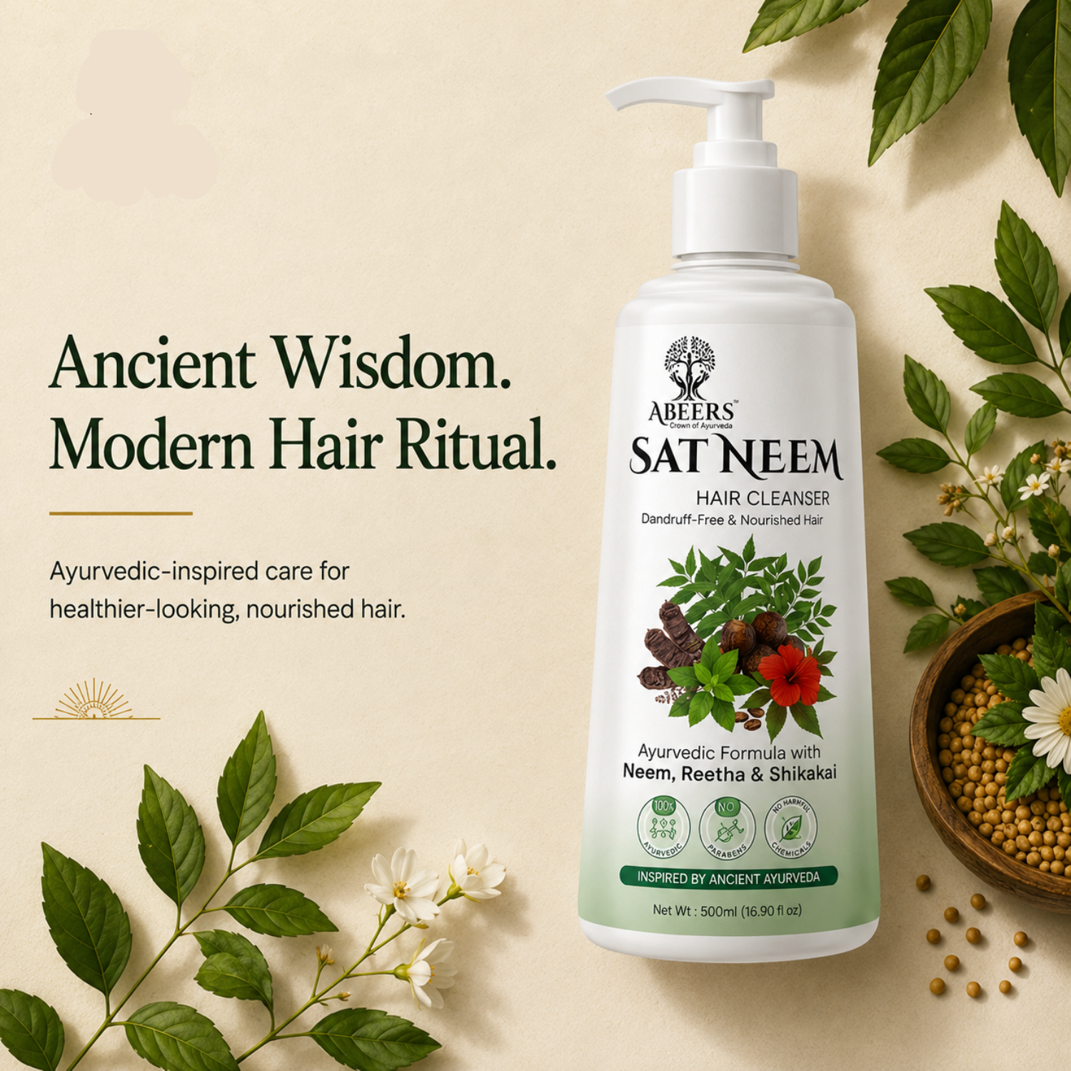 Sat Neem Hair Cleanser – 500ml