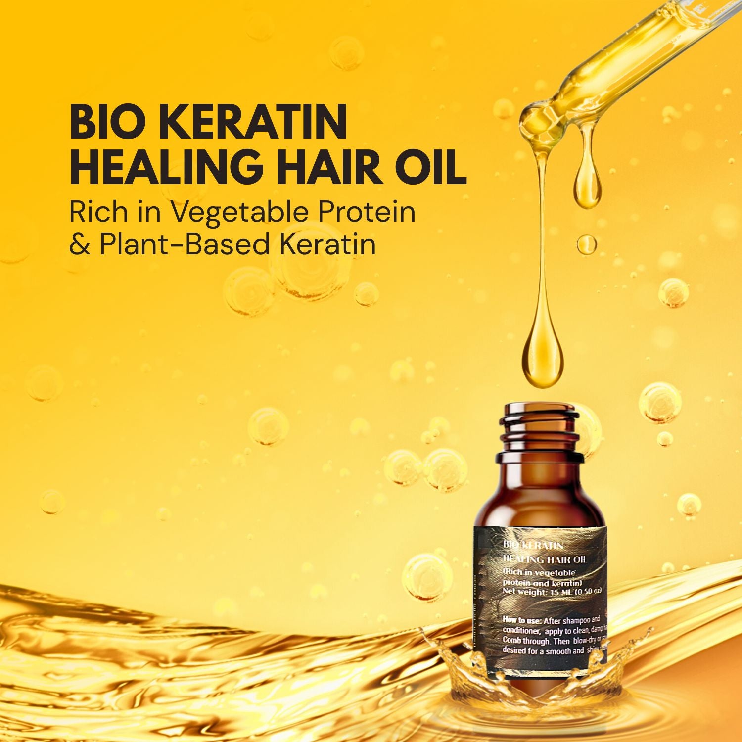 Bio Keratin Healing Hair Oil