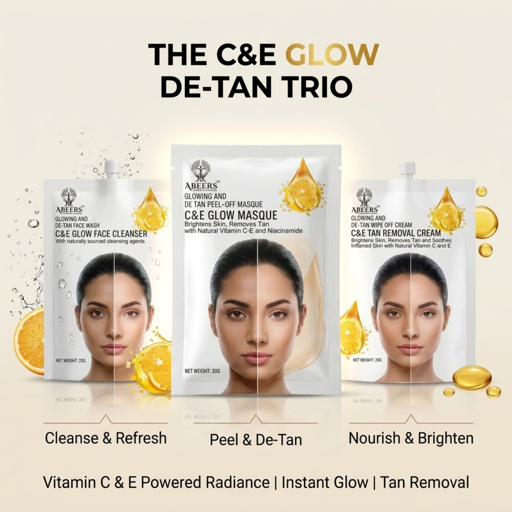 De-Tan Removal Cream with Vitamin C & E