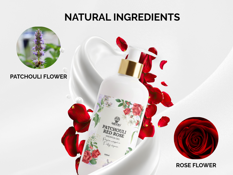 Patchouli Red Rose Shower Gel 300ml