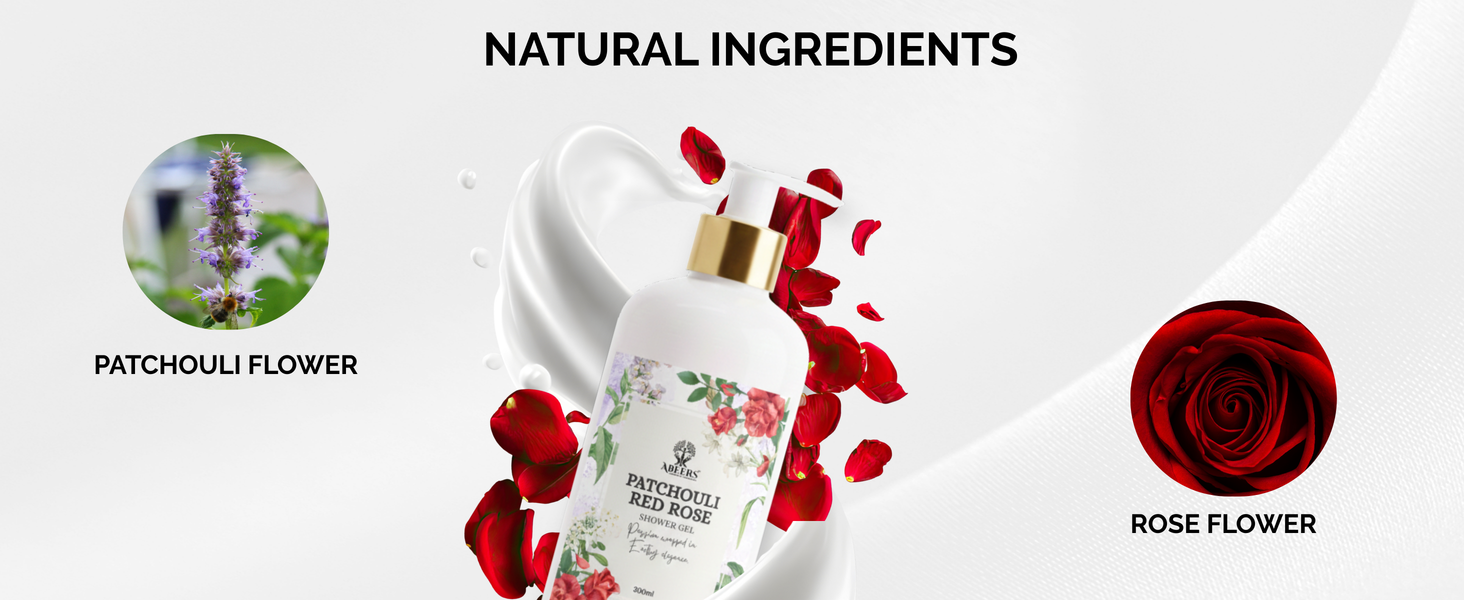 Patchouli Red Rose Shower Gel 300ml