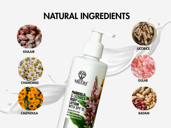 Marigold & Licorice Body Lotion SPF 15