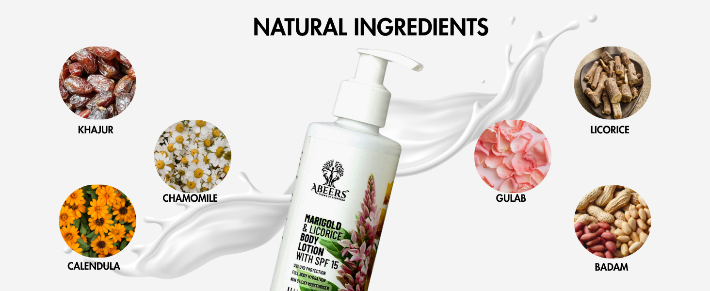Marigold & Licorice Body Lotion SPF 15