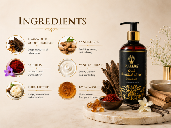 Oud Vanille Saffran Body Wash 300ml