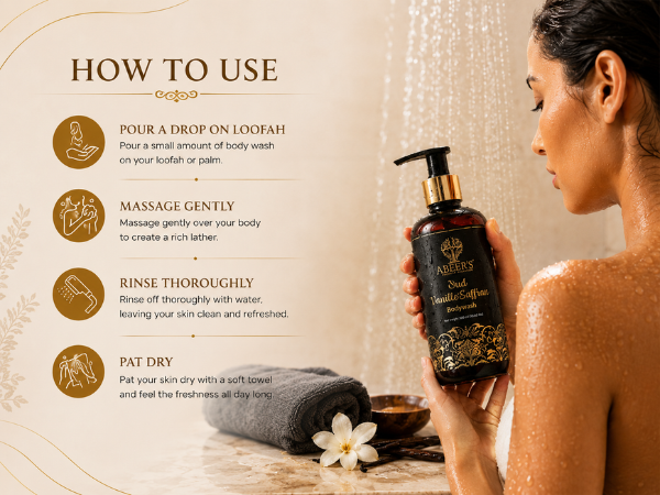 Oud Vanille Saffran Body Wash 300ml