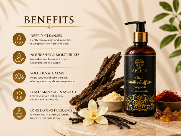 Oud Vanille Saffran Body Wash 300ml