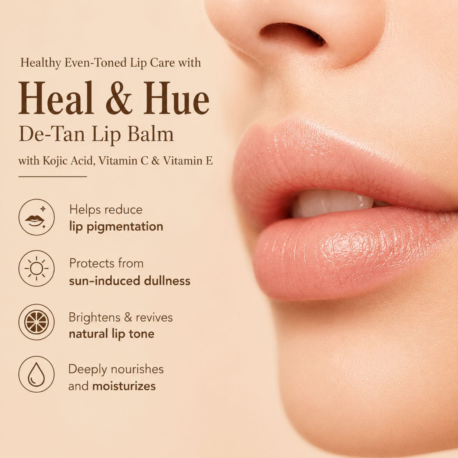 Heal & Hue Detan Lip Balm
