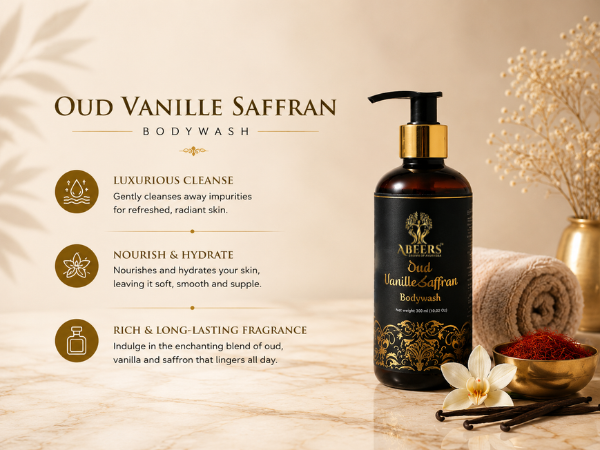 Oud Vanille Saffran Body Wash 300ml