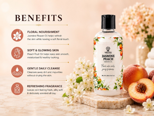 Jasmine Peach Shower Gel
