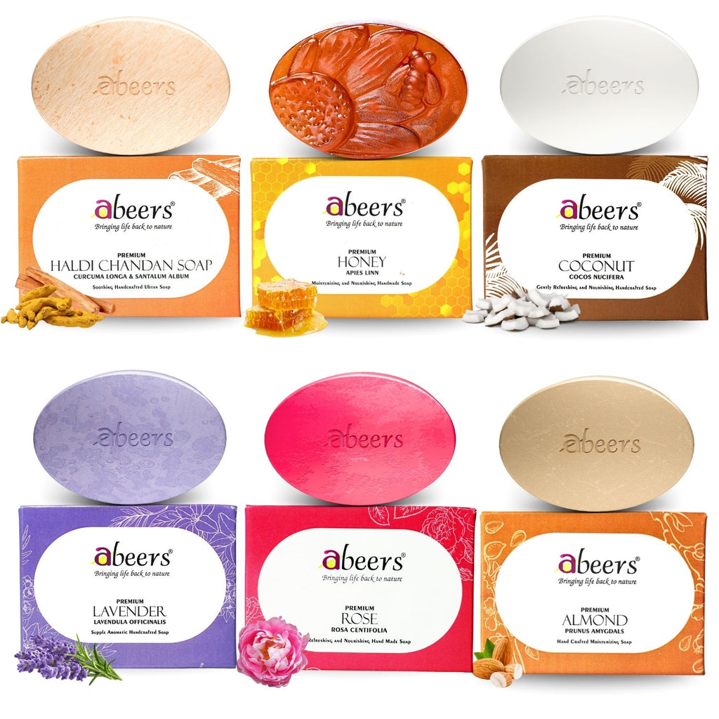Abeers Handmade Soaps Combo – (6 x 100g)