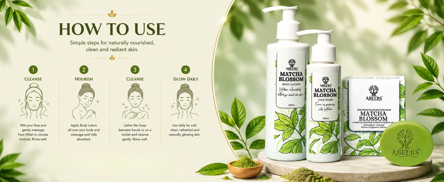 Matcha Blossom Trio
