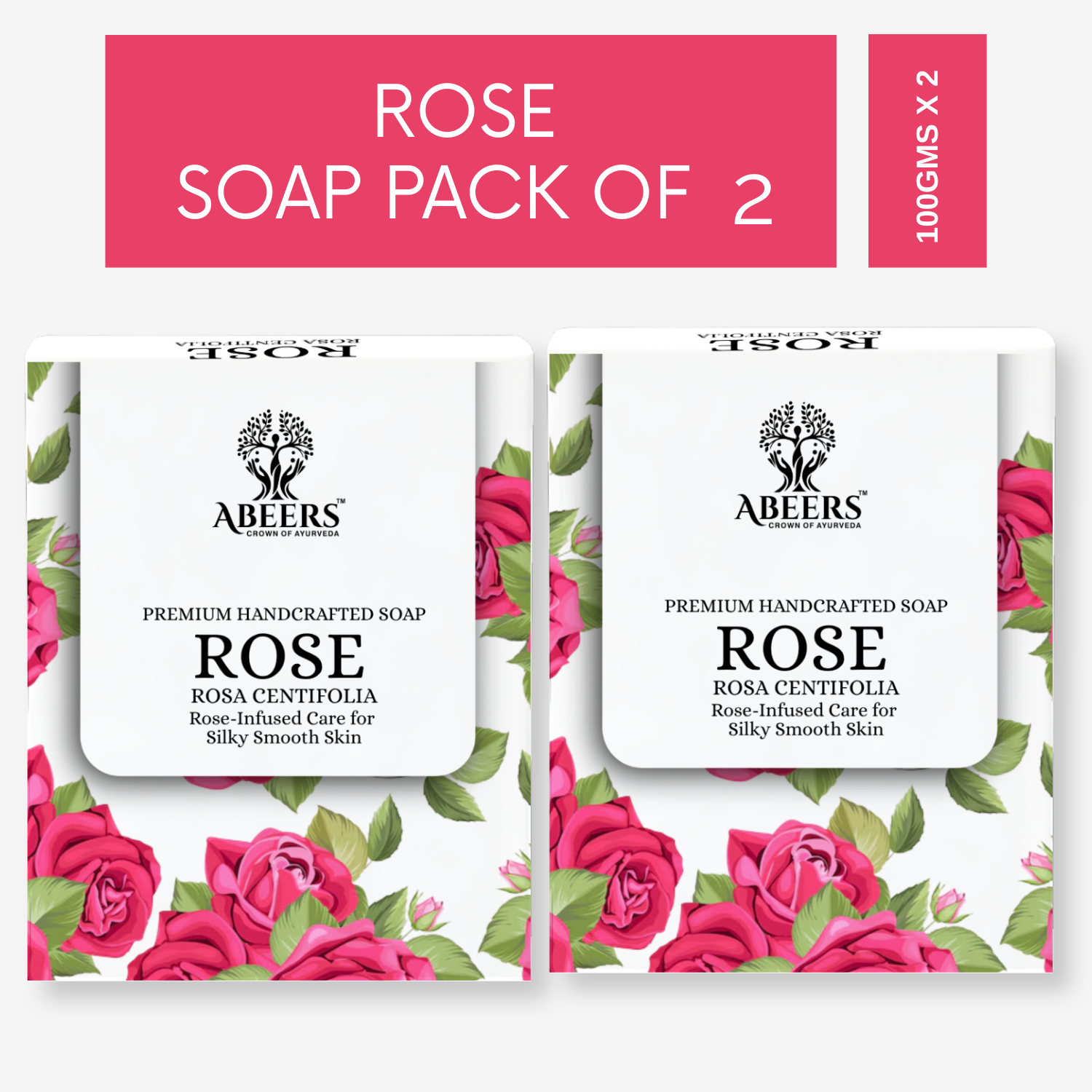 Handmade Rose Soap Pack