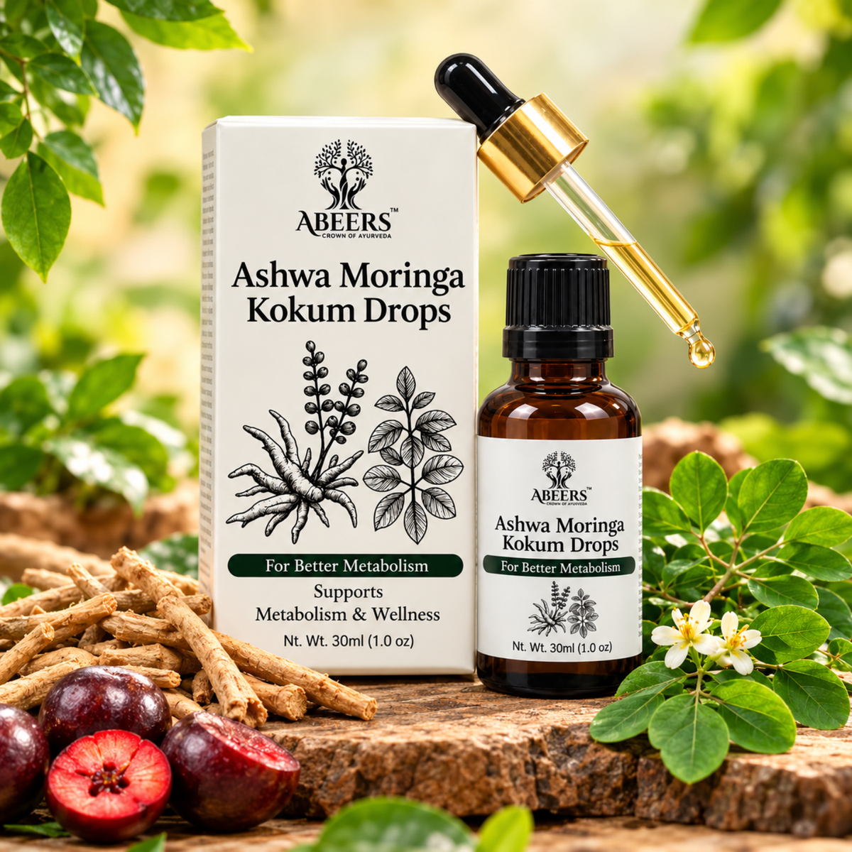 Abeers Ashwa Moringa Kokum Drops