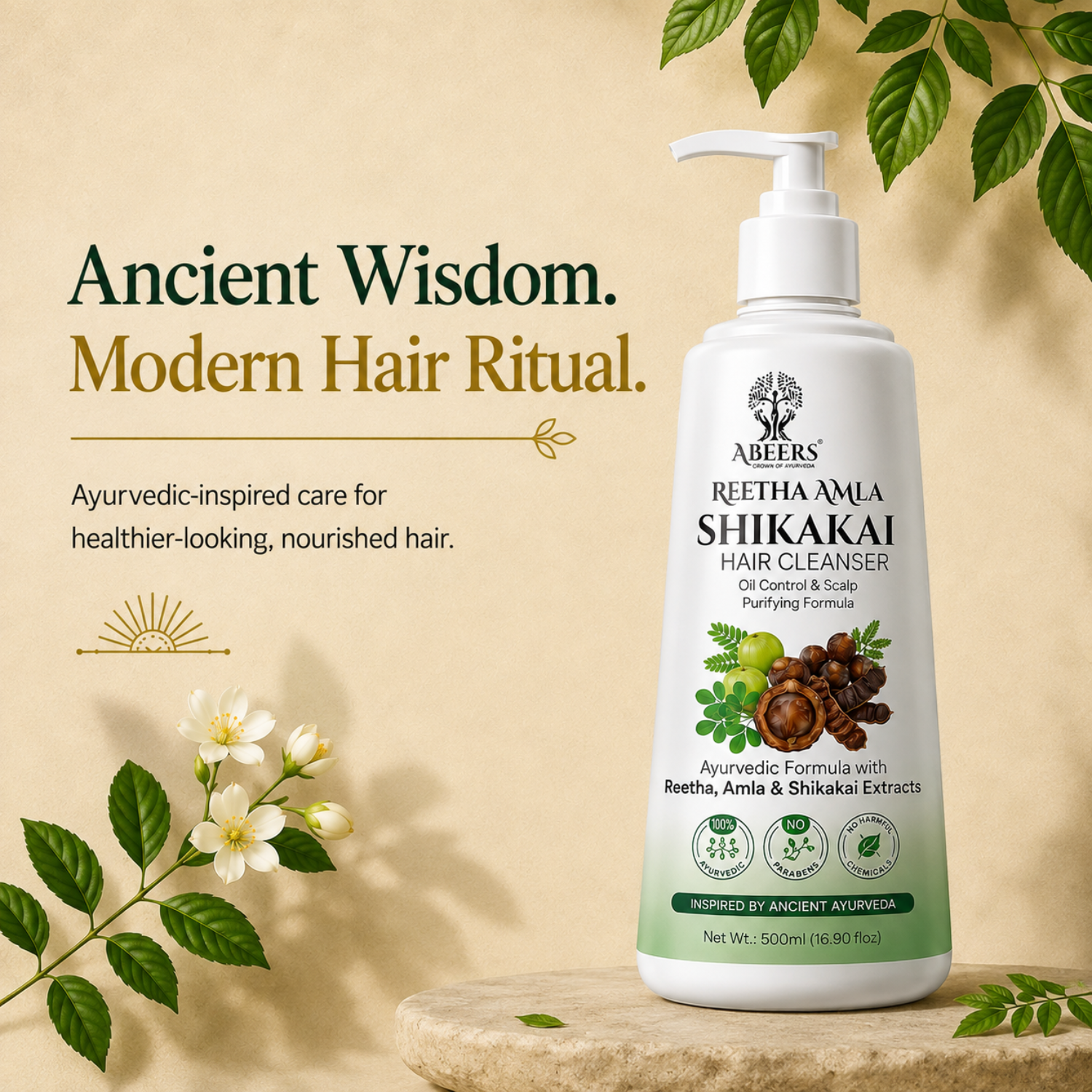 Reetha Amla Shikakai Hair Cleanser - 500ml