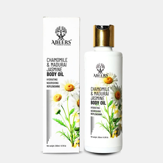 Abeers Chamomile & Jasmine Body Oil (200ml)