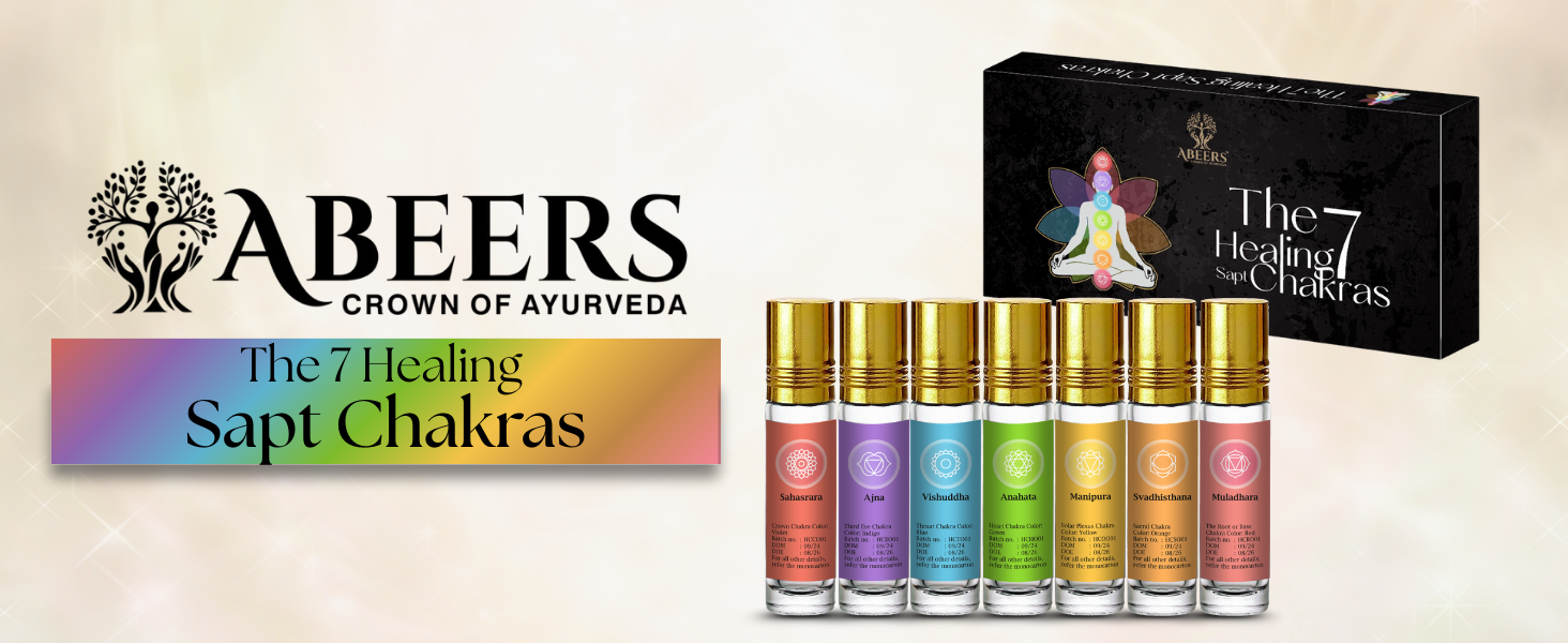 7 Chakras Healing Oil Set 42ml (7 x 6ml)