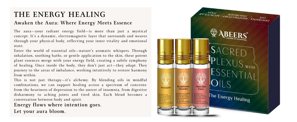 Sacred Plexus Energy Healing Oils 18ml (3 x 6ml)