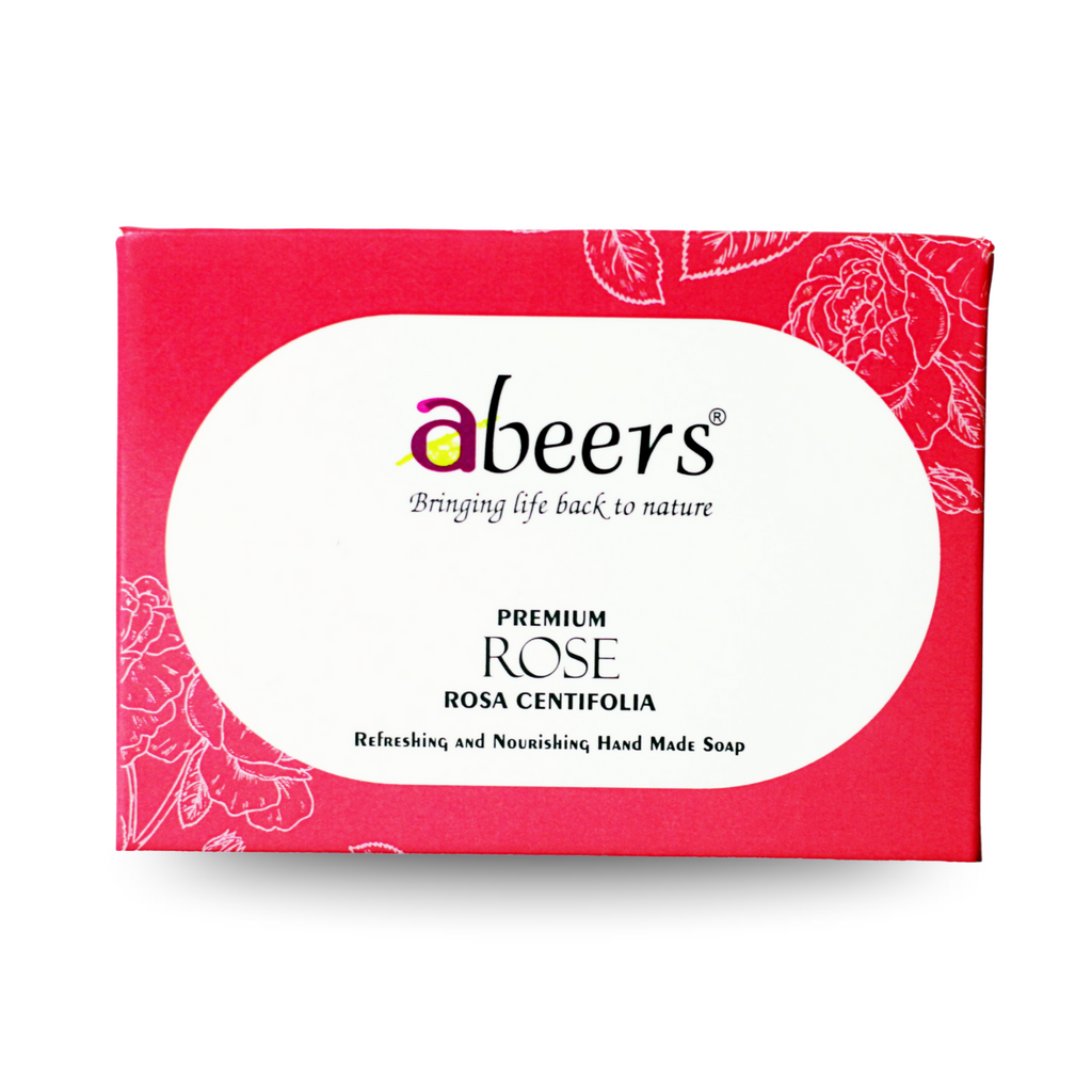 Abeers Handmade Rose Soap (100g)
