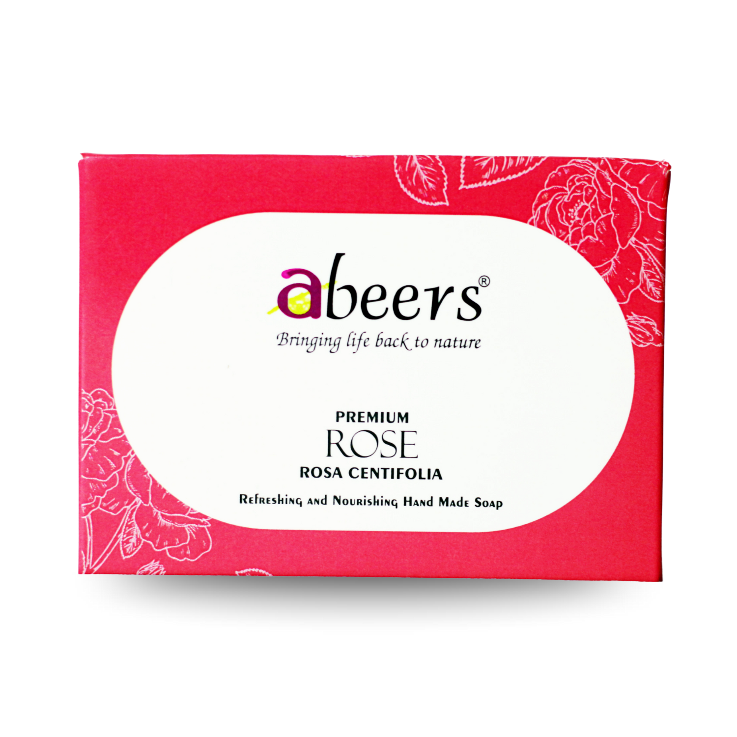 Abeers Handmade Rose Soap (100g)