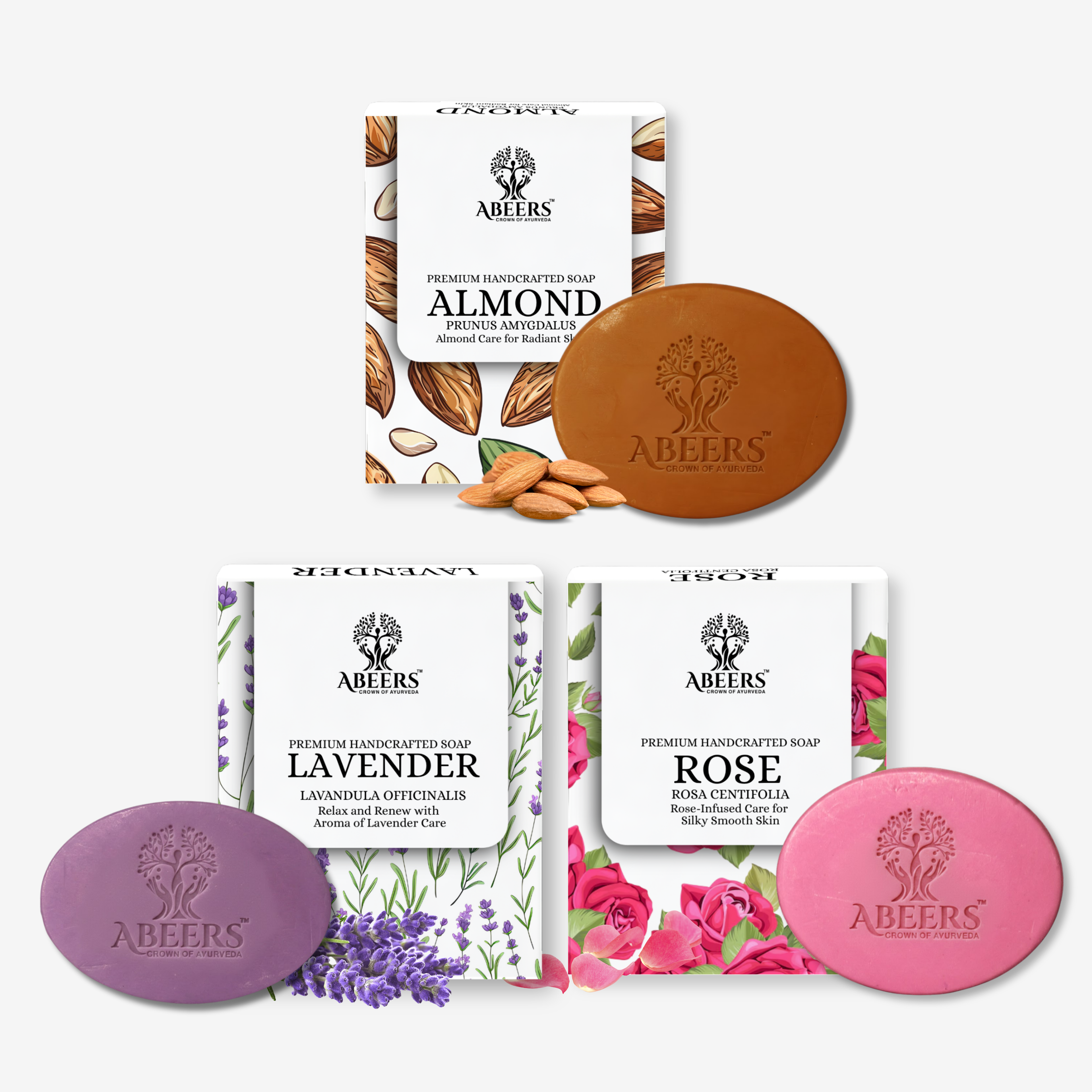 Handmade Soaps Combo – (6 x 100g)