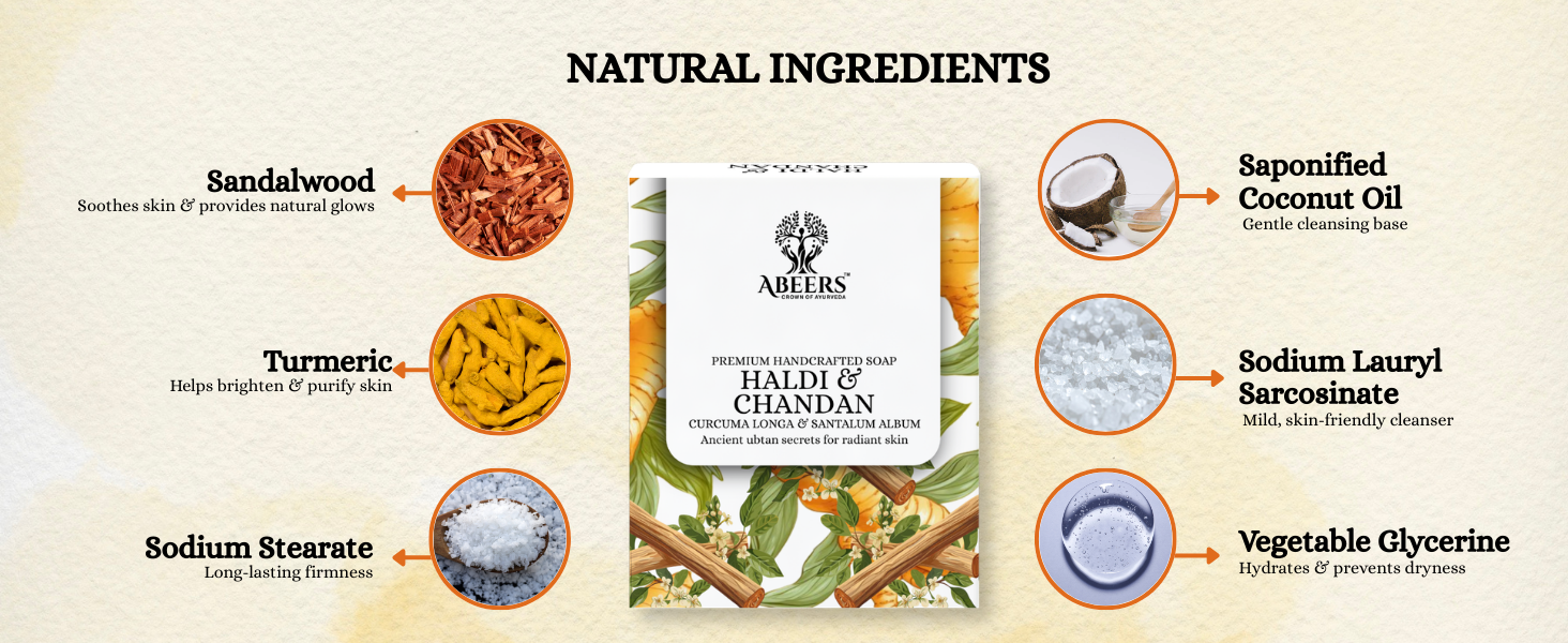 Handmade Haldi Chandan Soap