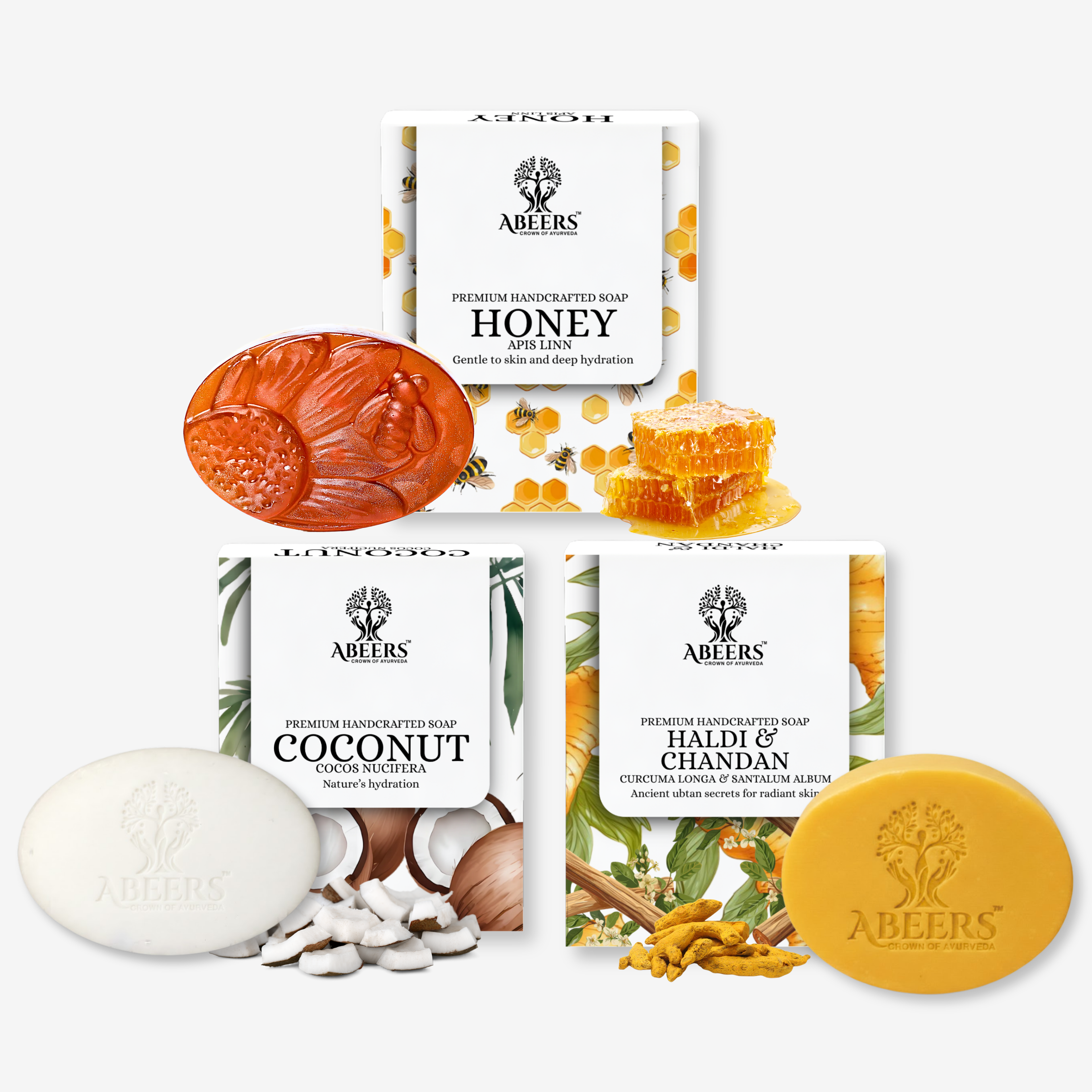 Handmade Soaps Combo – (6 x 100g)