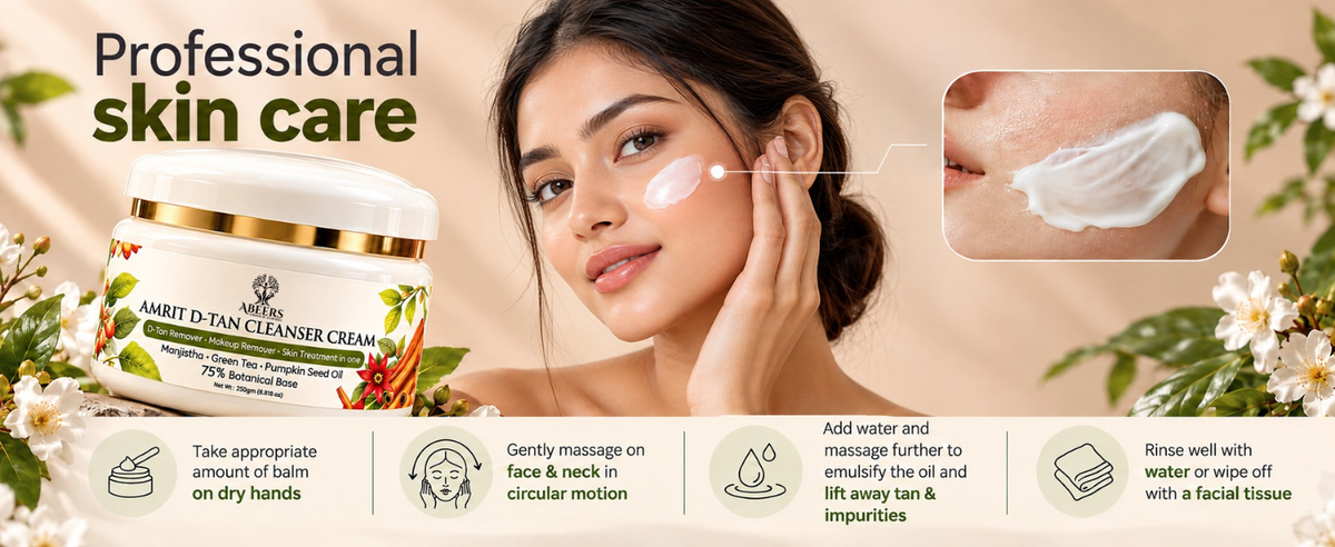 Amrit D-Tan Cleanser Cream (250gm)