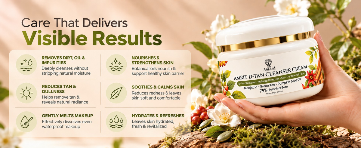 Amrit D-Tan Cleanser Cream (250gm)