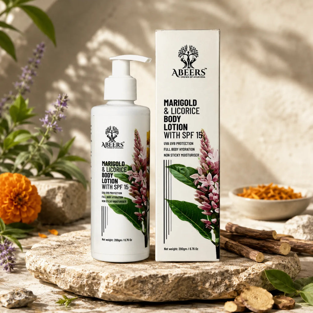 Marigold & Licorice Body Lotion SPF 15