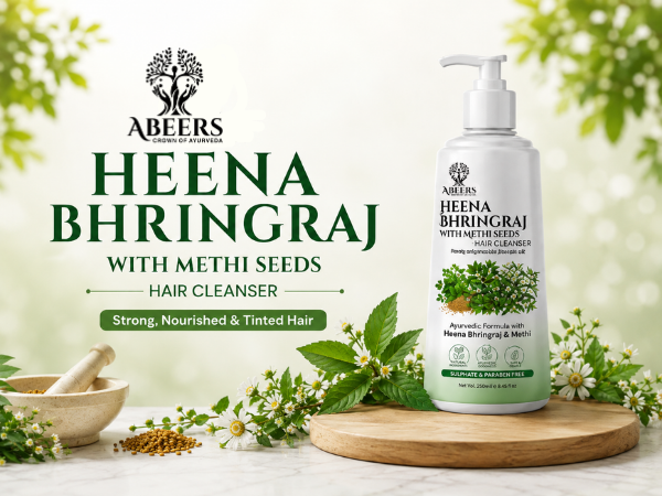 Heena Bhringraj Hair Cleanser with Methi Seeds – 500ml