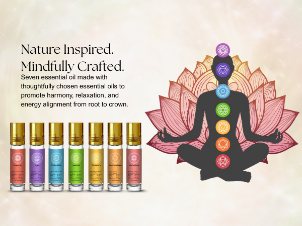 7 Chakras Healing Oil Set 42ml (7 x 6ml)