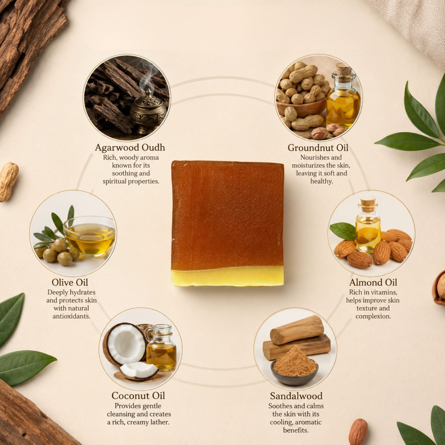 Oud Noor Handmade Soap (125g)