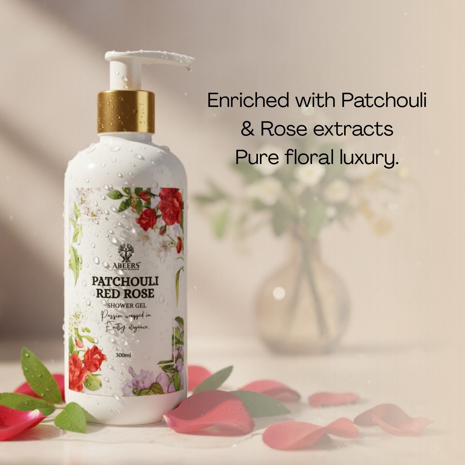 Patchouli Red Rose Shower Gel